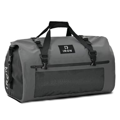 IRON JIA'S Borsa da Moto Borsa da Viaggio Impermeabile Borsa Sella Moto Borsa Moto Posteriore Borsa da Moto a Rullo Riflettente per Motociclismo, Escursionismo, Ciclismo, Viaggio