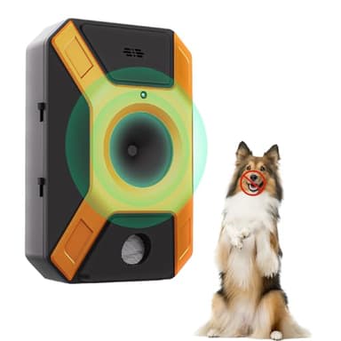 LEMENG Migliorare antiabbaio per Cani, Antiabbaio,Antiabbaio Anti Abbaio Cani Dispositivo, Automatico Anti-Abbaio per Cani con 3 modalità Elettrostimolatore Muscolare