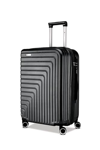 R Roncato Trolley FIBRA, espandibile (NERO, M)