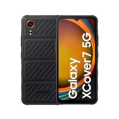 Samsung Galaxy XCover7 5G Smartphone Android Resistenza IP68, Display da 6.6'', RAM 6GB, 128 GB di Memoria Interna Espandibile, Batteria 4.050 mAh, Nero [Versione italiana]