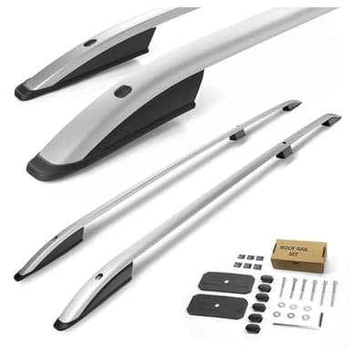 CHROMEMASTER | Barre da Tetto, Rail Tetto Compatibile con Fiat Scudo L2 LUNGO 2007-2016; Sono Utilizzate per il Montaggio di Portapacchi, Box da Tetto o Portabiciclette | Costruzione in Alluminio