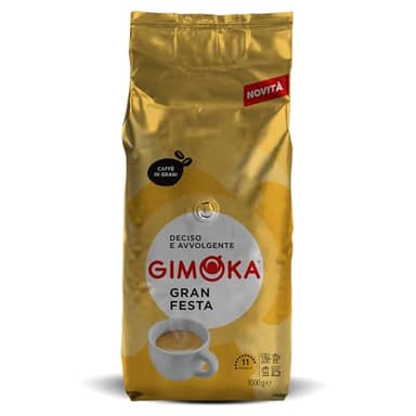 Gimoka - Miscela Gran Festa - Caffè in grani confezione 1 Kg