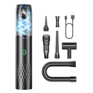 SEALIGHT Aspirabriciole Senza Fili Potente, 18000Pa 6 in 1 Aspirapolvere Auto Portatile,40 Minuti di Durata Della con Motore Brushless per Auto Casa Ufficio Peli di Domestici