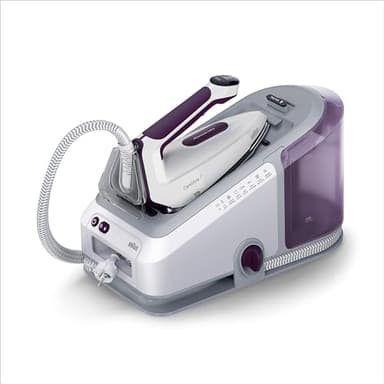 Braun CareStyle7 IS7266VI Ferro da stiro a Caldaia con 5 Anni di Assistenza, Spegnimento Automatico, Sistema Blocco Ferro, Riscaldamento Rapido, Serbatoio Removibile 2L, colpo vapore 550g/min, Viola