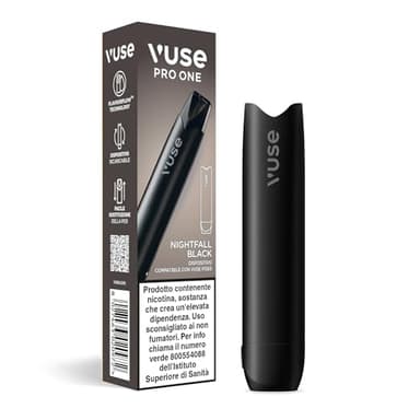 VUSE PRO ONE Sigaretta elettronica ricaricabile, Nuova Generazione, Nera, Pods non Incluse