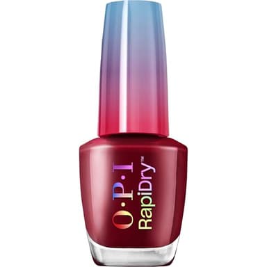 OPI RapiDry™ Smalto ad Asciugatura Rapida - Smalto Rosso, Skip a Beet - Smalto ad Asciugatura Rapida, Vegano, a Prova di Sbavature (9ml)