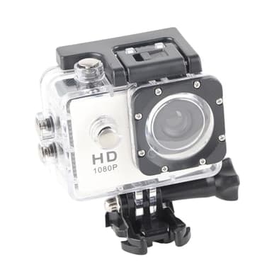 Action Camera, Action Camera Full HD da 2,0 Pollici K1080HD 12MP Fotocamera Sportiva, Action Cam Subacquea 30 M 98 Piedi Fotocamera Impermeabile e Kit di Accessori di Montaggio