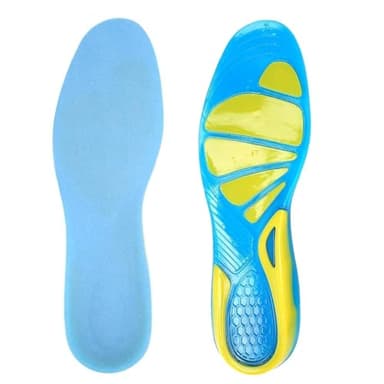 MtnLaur Solette Gel Silicone Uomo Donna, Solettes per Scarpe Sportive, Gel Solette Ortopediche Plantare Arch Support, Possono Essere Tagliate, Cuscinetto Sperone Calcaneare e Fascite Plantare(39-42EU)