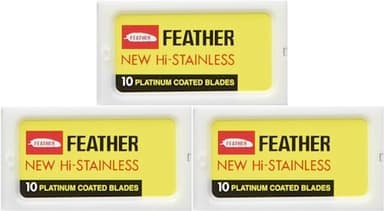 Feather - 30 lamette da Barba a Doppio Filo