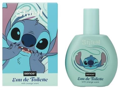 Disney Stitch & Angel Orange EDT, Profumo per donne, bambini, adolescenti e ragazze, Sence Vegan Beauty Eau de Toilette, Profumo per bambini (1 x 100ml)