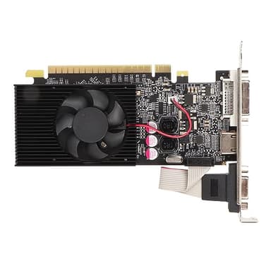 Scheda Grafica per Computer GT210 1G DDR3 Scheda Grafica 64bit 589MHz GT210 GPU 2K 2560x1600 Scheda Video PCI Express X16 2.0 HDML DVI VGA