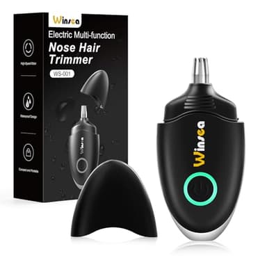 Winsea Tagliacapelli per orecchie e naso, per uomini e donne, ad alta precisione, ricaricabile tramite USB, impermeabile, funzionamento sicuro e silenzioso, design portatile