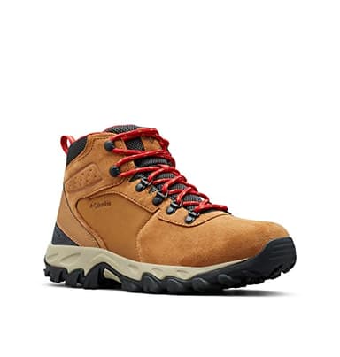 Columbia Newton Ridge Plus 2 Suede Wp, Scarponi da trekking alta Uomo, Elk Mountain Red, 42.5 EU