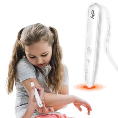 Avilia - Penna Elettrica Dopo Puntura Zanzare Bambini con Calore Regolabile USB-C, Sollievo Istantaneo da Prurito e Gonfiore, Sicura per Pelli Sensibili, Perfetta in Viaggio