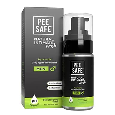 PEESAFE Detergente Intimo Uomo | Sapone Intimo | Igiene Intima | Detergente Intimo | Schiuma Detergente Delicato | con Estratti di Aloe Vera (100 ml)
