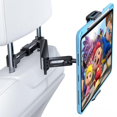 AHK Porta Tablet Auto Poggiatesta, Universale Supporto per Tablet con Rotazione a 360 Gradi per 4,4 - 11 Pollici iPad, Galaxy Tab, Mediapad et d'autres Smartphones