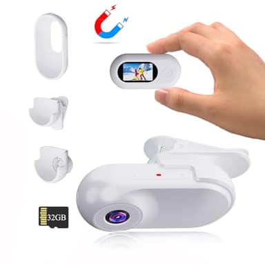 Xilecam Mini Action Cam 1080p Telecamera Animali Telecamere Nascoste da Esterno Body Cam e Accessori