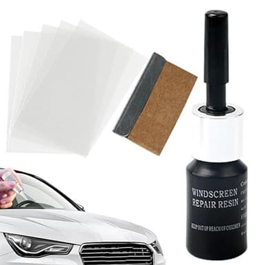 Kit di Riparazione Parabrezza – Liquido per la Riparazione di Crepe di Vetro, Riparazione Rapida di schegge e Crepe nel Parabrezza | Riparazione di Crepe e Vetro