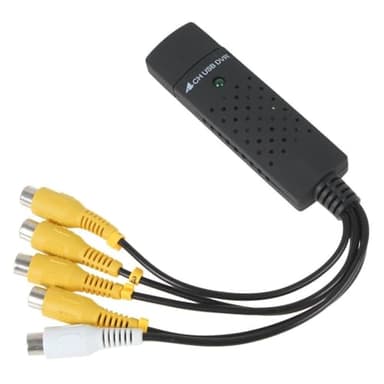 TrAdE shop Traesio Scheda USB 2.0 Grabber PC ACQUISIZIONE 4 CANALI Video + 1 Audio PC Notebook Net