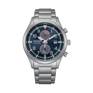 Citizen Orologio Cronografo al Quarzo Giapponese Uomo con Cinturino in Acciaio Inossidabile CA7028-81L
