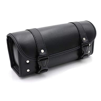 evomosa Borsa per Forcella da Moto Borsa da Manubrio Borsa per Attrezzi da Bar Sissy per Borsa sottosella in pelle PU - Nero