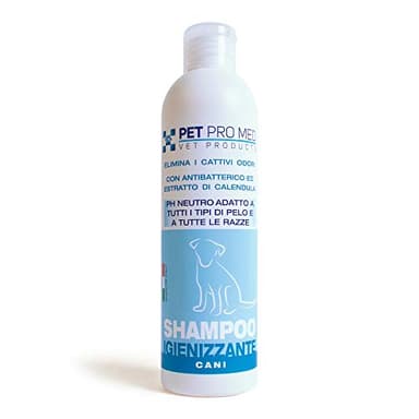 Shampoo Igienizzante - Ideale per eliminare i cattivi odori del manto del cane - 1 flacone da 250 ml