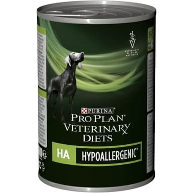 Purina Veterinary Hypoallergenic Mousse | 12 x 400 g | Alimento dietetico completo per cani adulti | Con proteine idrolizzate | Per sostenere la barriera cutanea
