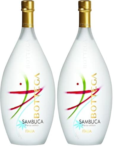 Bottega Sambuca Liquore all'Anice Stellato - 700ml (Confezione da 2)