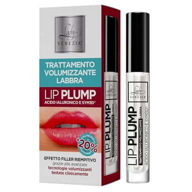 Rimpolpante Labbra - Volumizzante – Lady Venezia - Effetto Filler Immediato - Lip Plumper Labbra – Con Acido Ialuronico – Volumizza e Idrata