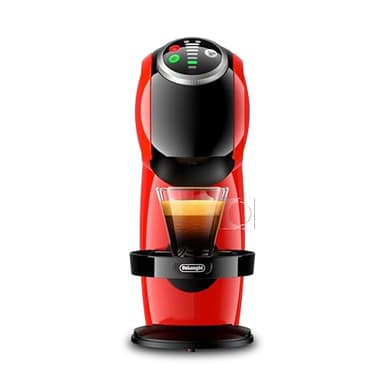 NESCAFE’ DOLCE GUSTO De'Longhi Genio S Plus, Macchina per Caffè Espresso e Altre bevande in capsula, Automatica, Rosso