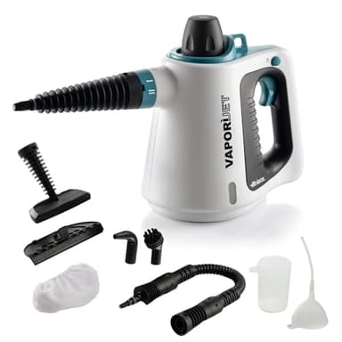 Ariete 4137 Pistola a Vapore Multifunzione - Vaporì Jet - Vapore pronto in 3 minuti - Pressione 3,5 bar - Kit di accessori in dotazione