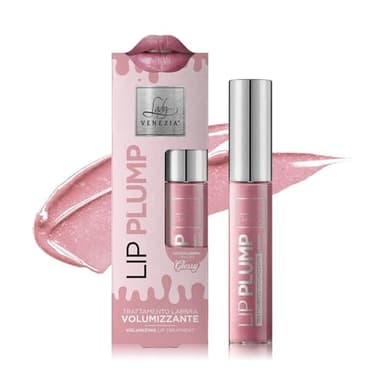 Rimpolpante Labbra - Volumizzante – Lady Venezia - Effetto Filler Immediato - Lip Plumper Labbra – Con Acido Ialuronico – Volumizza e Idrata (pink soufflè, 10ml)