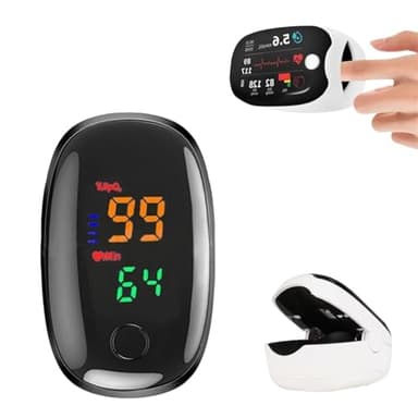 Non invasivo per il misuratore di ossigeno, monitor di glucosio senza glucosio pungenti, 2025 nuovi monitor di zucchero nel sangue aggiornato per uso domestico o esterno