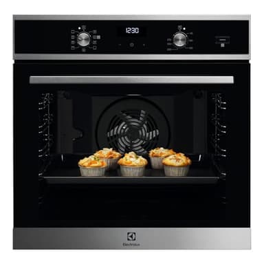 Electrolux Serie 600 Forno Elettrico da Incasso a Vapore Multifunzione, Capacità 72 L, EOD5H40X, Classe A, Ventilato Cottura e Pulizia a Vapore Potenza, 589x596x569 mm, Acciaio Inox