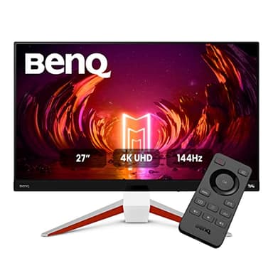 BenQ MOBIUZ EX2710U Monitor 4K Gaming (27 pollici, IPS, 144 Hz, 1ms, HDR 600, HDMI 2.1, VRR compatibile per PS5, telecomando)