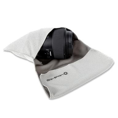 LENS-AID Panno Protettivo in Microfibra per Fotocamere e Obiettivi – Custodia Morbida e Pieghevole per Reflex, Mirrorless e Accessori Fotografici – Ideale per Viaggi e Protezione Antigraffio