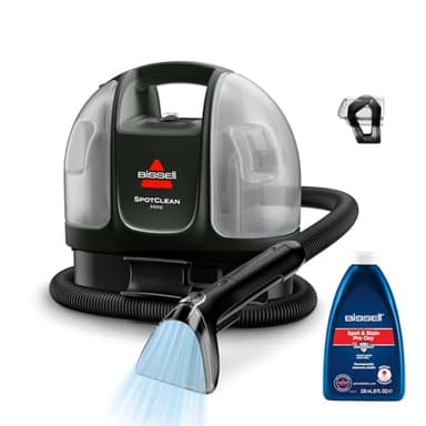 BISSELL SpotClean Mini Lavatappeti con Cavo, Lava Tappezzeria Portatile, Perfetto per Pulizie Veloci, Compatto e Leggero, Rimuovi Macchie da Auto, Barca, Divani, Materassi e Altro Ancora, 41491