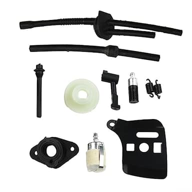 2500 25cc cinese motosega tubo olio combustibile ingranaggio a vite senza fine piastra barra collettore di aspirazione