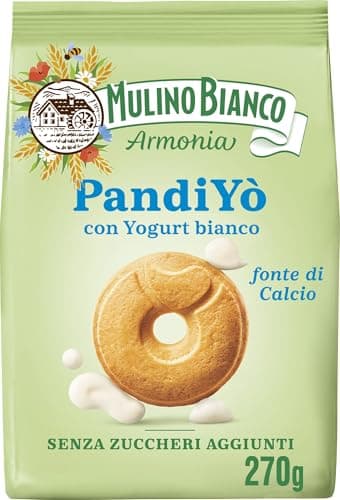Mulino Bianco Cioccoavena Biscotti Senza Zuccheri Aggiunti con Farina di Fiocchi d'Avena, Cioccolato e Maltitolo, Fonte di Fibre, Biscotti Senza Zucchero, Mulino Armonia, Confezione 270g