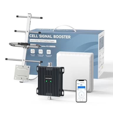 ANNTLENT Amplificatore Segnale Cellulare - Banda 20/8 (800/900Mhz) Ripetitore 4G 3G 2G gsm LTE per Casa Ufficio Campagna Ripetitore Segnale Cellulare Supporta Vodafone TIM Wind Tre