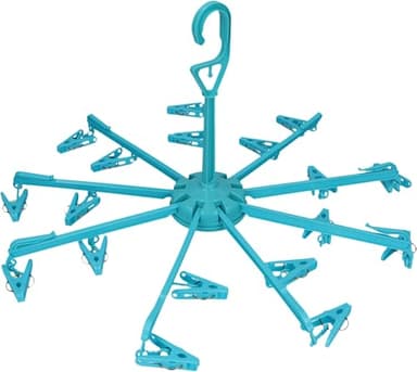 CARTREND 10244 Stendibiancheria girevole da campeggio con treppiede