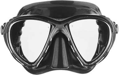 Cressi Big Eyes Evolution, Maschera Subacquea di Alta qualità Unisex – Adulto, Nero/Lenti HD, Taglia Unica