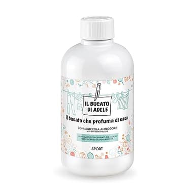IL BUCATO DI ADELE il bucato che profuma di casa | Profumatore Bucato Lavatrice, Fragranza Sport, Formato 500 ml