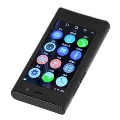 Dpofirs Smartphone Blocco, Riconoscimento Facciale Touchscreen da 3,0 Pollici da 5,0 MP da 2, MP Mini Smartphone 4G Stampare Stato UNCLOCED 1950MAH 2 GB 16 GB per Office (Black)