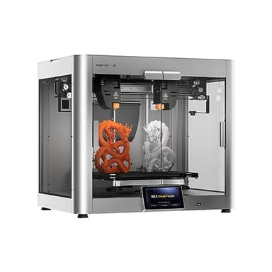 Snapmaker Stampante 3D J1s, stampante 3D IDEX 5X velocità veloce, stampante 3D FDM con trazione diretta a doppio estrusore, stampa a doppio materiale, 4 modalità di stampa, tutte le strutture