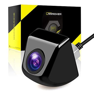 CAR ROVER® Ad Alta Definizione Fotocamera CCD Impermeabile Macchina Fotografica di Retrovisione con Ampio Angolo di Visione (Nero)