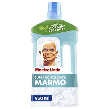 Mastro Lindo Detersivo adatto a tutti i pavimenti, Profumo Fiore Delicato, 930ml. packaging may vary