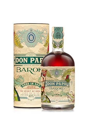 Don Papa Acquavite Distillato di melassa Baroko, Pacco Regalo, 700 ml