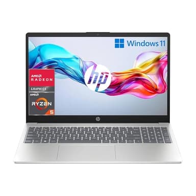 HP Laptop 15-fc0010sl, AMD Ryzen 5-7520U, RAM 16GB LPDDR5, SSD 512GB, AMD Radeon, Display 15.6” FHD SVA 250 Nits, Antiriflesso, Wi-Fi, 720p TNR Privacy Cam, Windows 11, Argento