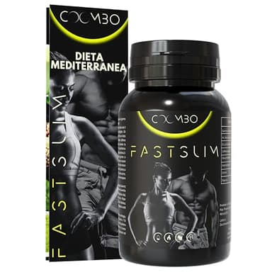 FASTSLIM® Brucia Grassi, Drenante per Uomo e Donna, 60 Capsule, Integratore con Glucomannano, Carnitina, Garcinia Cambogia, Made in Italy